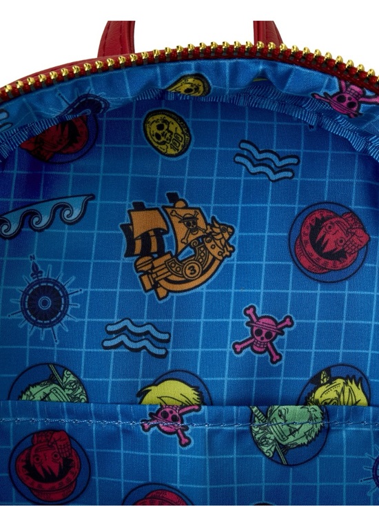 Loungefly One Piece Thousand Sunny Ship Mini Backpack NWT Luffy Sanji Zoro Toei main image 4